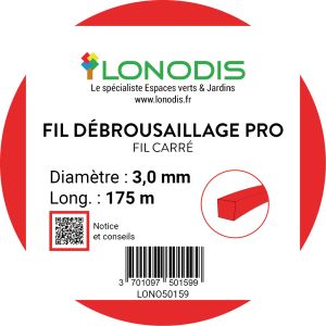 fil-de-debroussaillage-pro-carre-30mm-rouge-bobine-de-175m